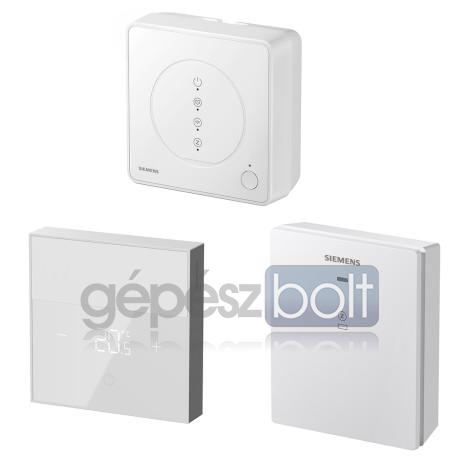 Siemens GTW100 + RDZ101 + RCR110.2 Connected Home Pack, hálózati központ + szobatermosztát +  vevőegység